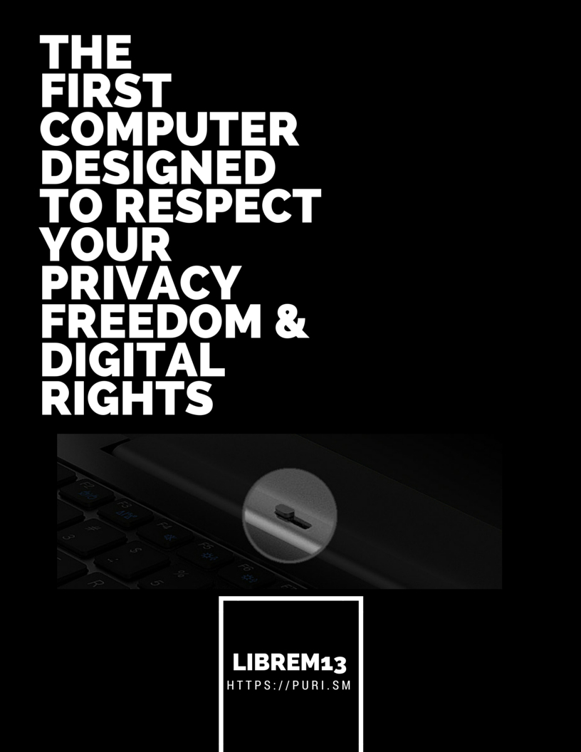 Purism Unveils Librem 13 Privacy-Respecting Notebook PC At O’Reilly ...